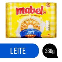 Biscoito Amanteigado Leite Mabel Pacote 330g - Cod. 7896071023122
