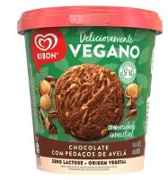 Sorvete Kibon Vegano Chocolate e Avelã | Caixa com 4 - Cod. 7891150079823C4