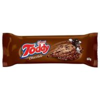 Biscoito Cookie Chocolate Com Gotas De Chocolate Toddy Pacote 60g - Cod. 7894321231129