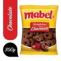 Biscoito Rosquinha Chocolate Mabel Pacote 350g - Cod. 7896071025065