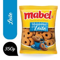 Biscoito Rosquinha Leite Mabel Pacote 350g - Cod. 7896071025058