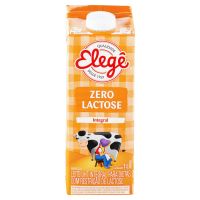 Leite UHT Integral Zero Lactose para Dietas com Restrição de Lactose Elegê Caixa com Tampa 1L - Cod. 7896079549402