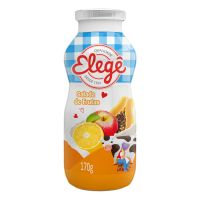 Bebida Láctea Fermentada com Preparado de Salada de Frutas Elegê Frasco 170g - Cod. 7891097103209