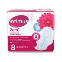 Absorvente Externo Intimus 2 em 1 Com 8 Unidades - Cod. 7896007551705