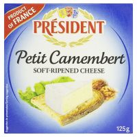 Queijo Petit Camembert Président 125g - Cod. 3228020481846