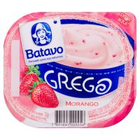 Iogurte Grego com Creme Preparado de Morango Batavo Pote 100g - Cod. 7891097000256