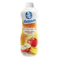 Iogurte Parcialmente Desnatado com Preparado de Banana, Maçã e Cereal Batavo Garrafa 900g - Cod. 7891097102950