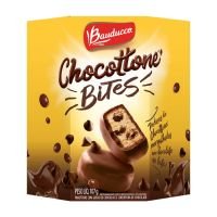 Chocottone Bauducco Bites Gotas de Chocolate com Cobertura Chocolate ao Leite 107g - Cod. 7891962061986