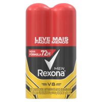 Oferta 2 Desodorantes Antitranspirantes Rexona Men V8 72 horas 150mL - Cod. 7891150057111