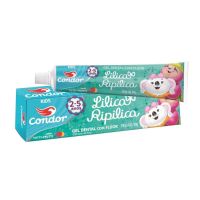 Gel Dental Condor com Flúor Tutti Frutti Lilica Ripilica Kids Caixa 50g - Cod. 7891055538210