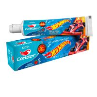 Gel Dental Condor com Flúor Morango Hot Wheels Kids Caixa 50g - Cod. 7891055538111