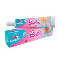 Gel Dental Condor Infantil com Flúor Tutti Frutti Barbie Kids Caixa 50g - Cod. 7891055394212