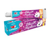 Gel Dental Condor com Flúor Morango Lilica Ripilica Kids Caixa 50g - Cod. 7891055538012