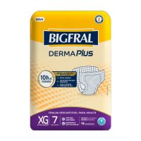Fralda Bigfral Derma Plus XG 7 Unidades - Cod. 7896012880197