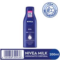 NIVEA Loção Deo-Hidratante Corporal Milk Hidratação Profunda 200mL - Cod. 4005808309436