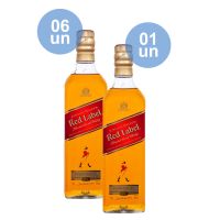 Compre 6 Whisky Johnnie Walker Red Label 750ml e leve 7 - Cod. C46682