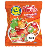Pirulito Pop Mania Frutas Sortidas 50 Unidades de 17g Cada - Cod. 7891151033473