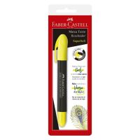 Marca Texto Faber-Castell SuperSoft Gel Amarelo 1 Cx C/ 24 Ctl - Cod. 7891360613763