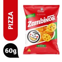 Salgadinho De Milho Zambinos Sabor Pizza Elma Chips Pacote 60g - Cod. 7892840817657