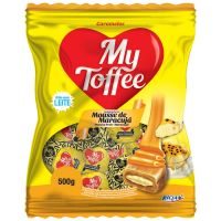 Bala My Toffee Leite Com Recheio Maracujá 500g - Cod. 7891151035774