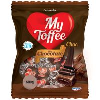 Bala My Toffee Chocolate Com Recheio Chocolate 500g - Cod. 7891151035705