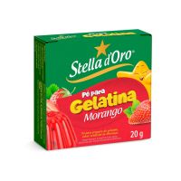 Gelatina em Pó Stella D'oro Morango 20g - Cod. 7898930141930