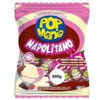 Pirulito Pop Mania Napolitano 50 Unidades de 12g cada - Cod. 7891151024488