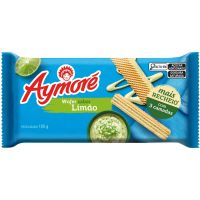 Biscoito Aymoré Wafer Limão 105g - Cod. 7896058200324