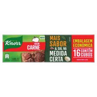 Caldo Tablete Knorr Carne Mais Sabor Caixa 152g Com 16 Unidades Embalagem Econômica - Cod. 7891150084094