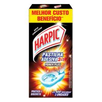 Pastilha Adesiva Sanitária Harpic Power Plus 3 unidades - Cod. 7891035560804