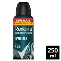 Desodorante Aerosol Rexona Masculino Invisible 250ml - Cod. C52237