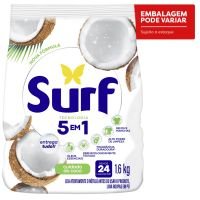 Lava Roupas Sanitizante em Pó Surf 5 em 1 Cuidado do Coco 1.6kg - Cod. C52242