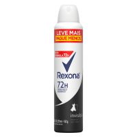 Desodorante Antitranspirante Rexona Invisible Aerossol 250mL Leve Mais Pague Menos - Cod. 7891150081277