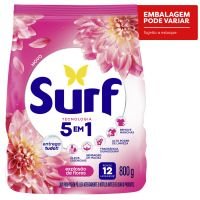 Lava Roupas Sanitizante em Pó Surf 5 em 1 Rosas e Flor de Lis 800g - Cod. C52811