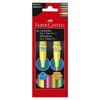Canetinha Faber-Castell Vai E Vem Neon 6 Cores - Cod. 7891360646334