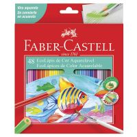 Ecolápis De Cor Faber-Castell Aquarelavel Com 48 Cores - Cod. 7891360327707