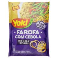 Farofa de Mandioca Yoki com Cebola Tostadinha Pacote 200g - Cod. 7891095028993