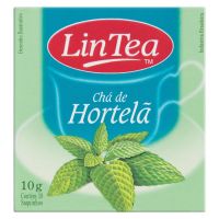 Chá de Hortelã Lin Tea Caixa 10g 10 Unidades - Cod. 7891095001385