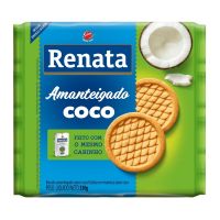 Biscoito Renata Amanteigado Coco 330g - Cod. 7896022204631
