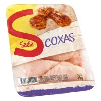Coxa De Frango Sadia Congelada 1 Kg | Caixa Com 12 Kg (12 Unidades de 1 Kg Cada) - Cod. 17893000436807
