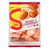 Frango A Passarinho Sadia Congelado 1 Kg | Caixa Com 8 Kg (8 Unidades de 1 Kg Cada) - Cod. 17893000488523