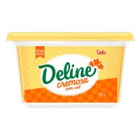 Margarina Deline Com Sal 500g | Caixa Com 6 Kg (12 Unidades de 500g Cada) - Cod. 17893000980003