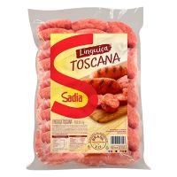 Linguiça Sadia Toscana Congelada 5 Kg | Caixa Com 15 Kg (3 Unidades de 5 Kg Cada) - Cod. 17893000024011