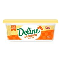 Margarina Deline Com Sal 250g | Caixa Com 6 Kg (24 Unidades de 250g Cada) - Cod. 17893000979939