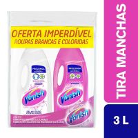 Kit Tira Manchas Vanish Gel Rroupas Brancas + Roupas Coloridas 1,5L cada - Cod. 7891035040580
