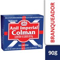 Branqueador Anil Imperial Colman com 10 cubos de 9g cada - Cod. 7891035010200