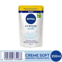 Sabonete Líquido NIVEA Creme Soft Refil 200mL - Cod. 4005900734068