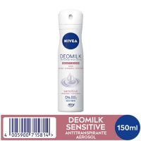 Desodorante Antitranspirante Aerosol NIVEA Deomilk Sensitive 150mL - Cod. 4005900715814