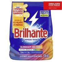 Lava-Roupas em Pó Brilhante Roupas Brancas e Coloridas Limpeza Total Pacote 1.6kg - Cod. C53823