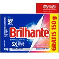 Detergente em Pó Brilhante Caixa Leve 1.6kg Pague 1.4kg - Cod. C53830
